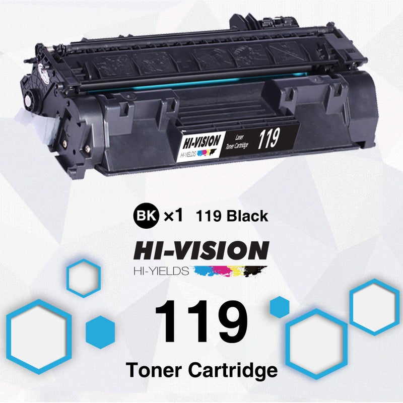 HI-VISION HI-YIELDS HI-VisionÂ® 1-Pack Compatible Toner Cartridge Replacement for Canon 119 for imageCLASS LBP6300dn LBP6650dn LBP6670dn MF5850dn MF5880dn MF5950dw MF5960dn MF6160dw Printers - Image 2